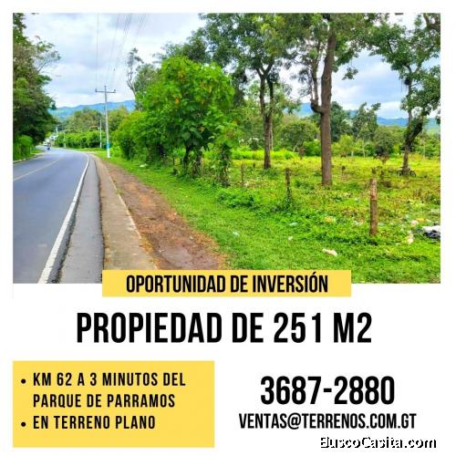 Vendo un terreno plano en Parramos