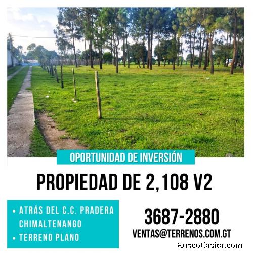 Vendo terreno para inversionistas en Chimaltenango