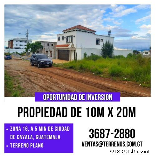 Vendo terreno en la Capital, terreno con excelente plusvalía