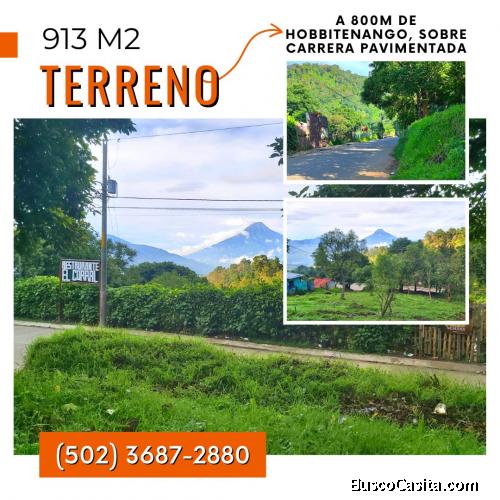 Vendo terreno grande cerca de Hobbitenango