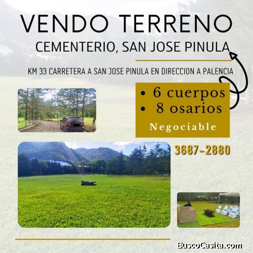 Terreno en Cementerio En San José Pinula, negociable