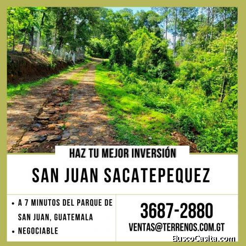 Terreno a la venta en San Juan Sacatepéquez