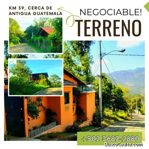 Lindo terreno a la venta cerca de Antigua Guatemala