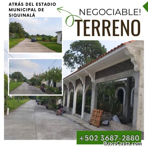 Lindo terreno a la venta en Siquinala