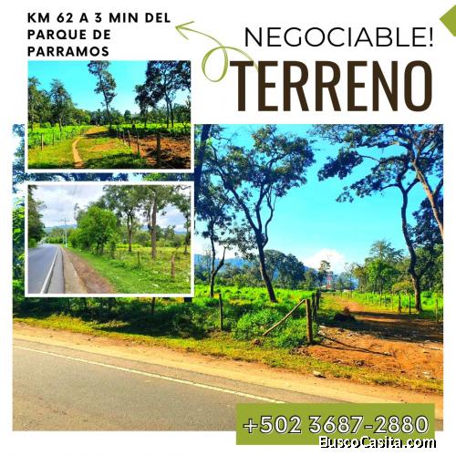 Lindo terreno a la venta en Parramos