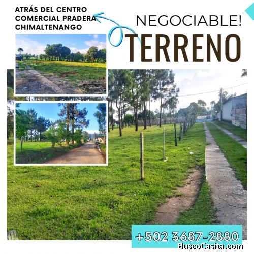 Lindo terreno plano a la venta en Chimaltenango