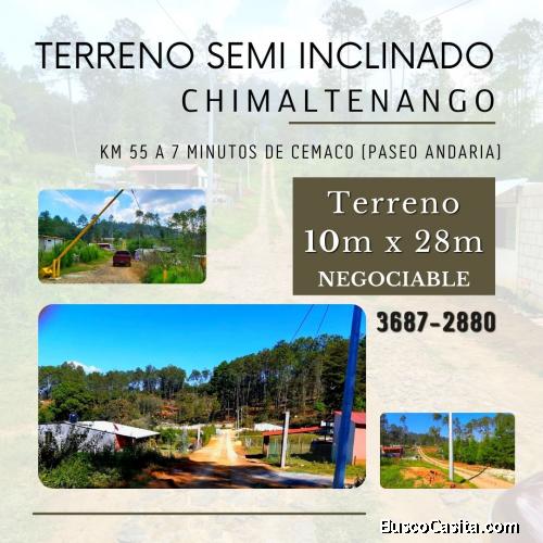 Lindo terreno en venta en Chimaltenango