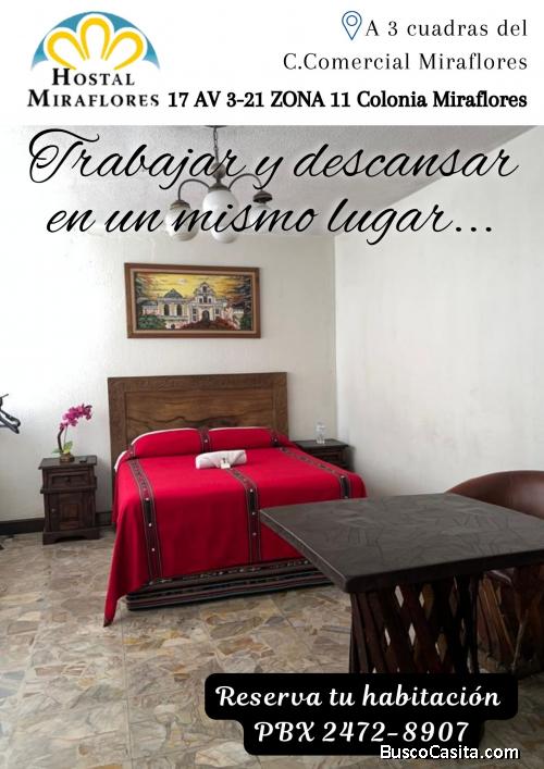 Trabajar y descansar en un mismo lugar.