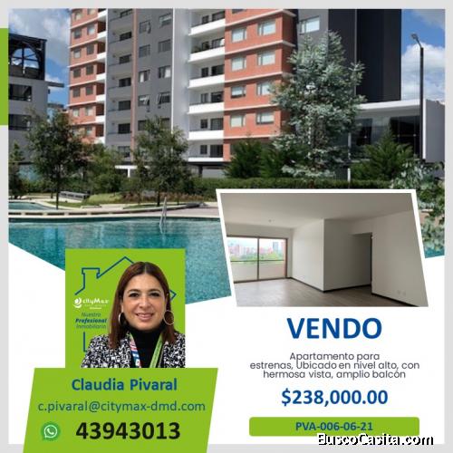 VENDO APARTAMENTO PARA ESTRENAR EN ZONA 14.
