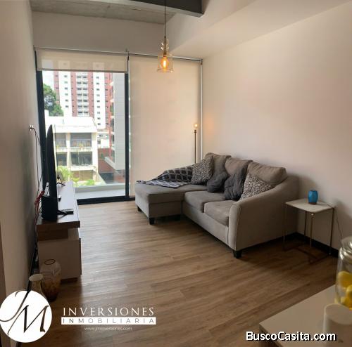 Apartamento amueblado en renta en zona 14