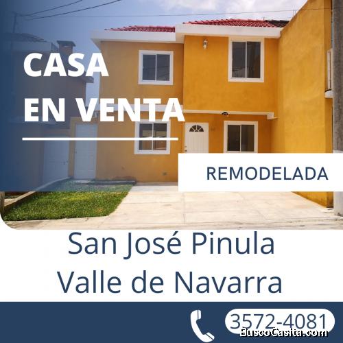 Vendo Casa Remodelada en San José Pinula