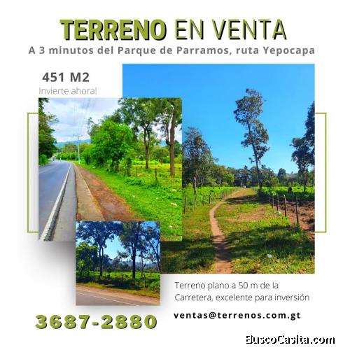 Es hora de comprar tu propio terreno en Parramos