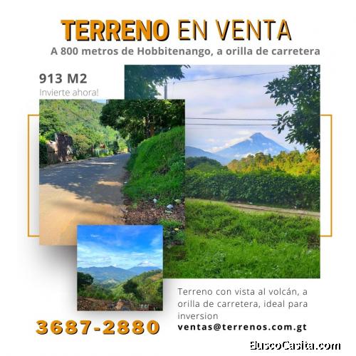 Es hora de comprar tu propio terreno cerca de Hobbitenango