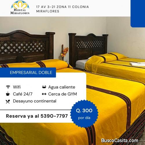 Déjate consentir, habitación doble