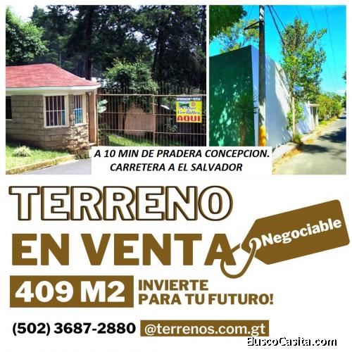 Terreno en Carretera a El Salvador, semi plano