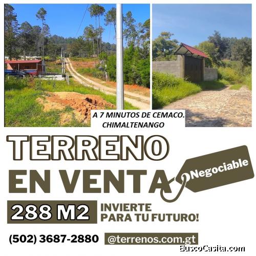 Terreno en Chimaltenango, semi plano