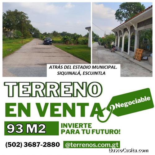Terreno en Siquinala, plano
