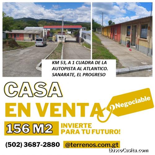 Casa en Sanarate, amplia con 5 habitaciones