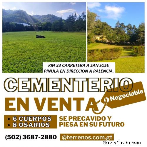 Cementerio en San Jose Pinula, tipo jardin