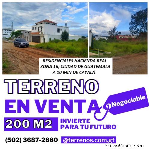 Terreno en zona 16, Ciudad de Guatemala, plano