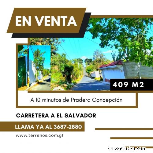 No te quedes con las ganas de tu terreno propio en Carretera al Salvador