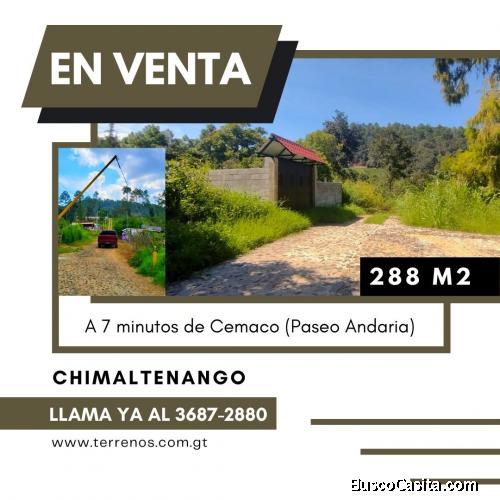No te quedes con las ganas de tu terreno propio en Chimaltenango