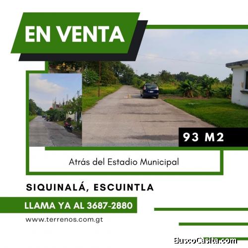 No te quedes con las ganas de tu terreno propio en Siquinala