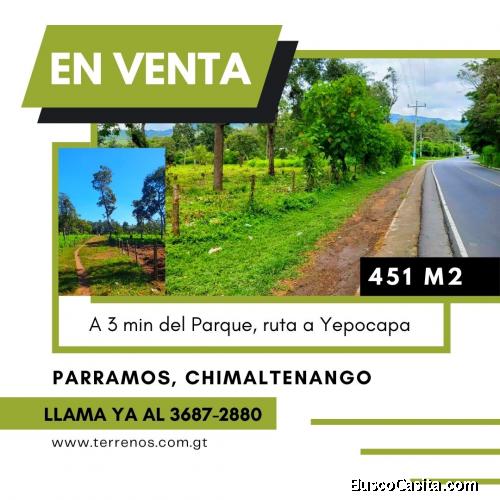 No te quedes con las ganas de tu terreno propio en Parramos