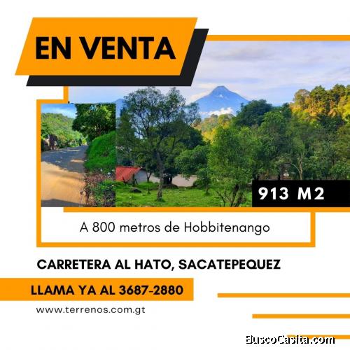 No te quedes con las ganas de tu terreno propio cerca de Hobbitenango