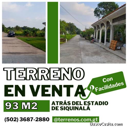 No mas alquiler, invierte en Siquinalá