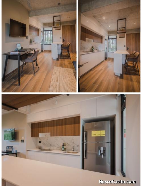 Apartamento Amueblado En Renta Edificio Un Cuarto VHI, Zona 15