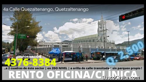 OFICINACLÍNICA EN ALQUILER EN XELA QUETZALTENANGO Z.3