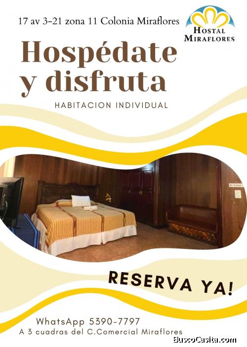 Llámanos y reserva tu habitación para este fin de semana 