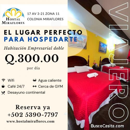 Comunícate con nosotros y reserva tu habitación para este fin