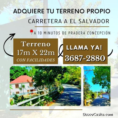 Alquilas en Carretera a El Salvador? Ya no mas alquiler!!