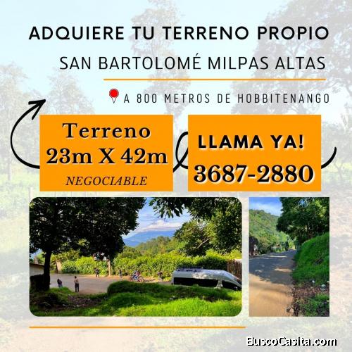 Haz la mejor inversión en San Bartolomé Milpas Altas