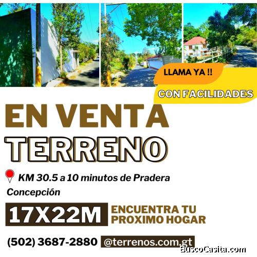 Vendo precioso terreno en Carretera a El Salvador