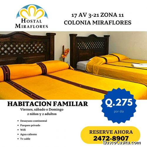 Un fin de semana con tu familia? Reserva tu habitación!!