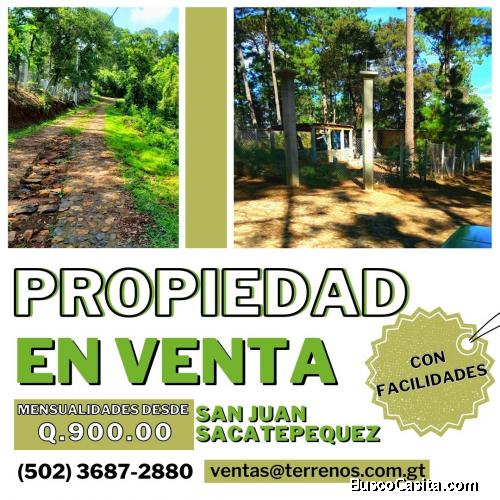 Propiedad en venta cerca del Parque de San Juan en Guatemala