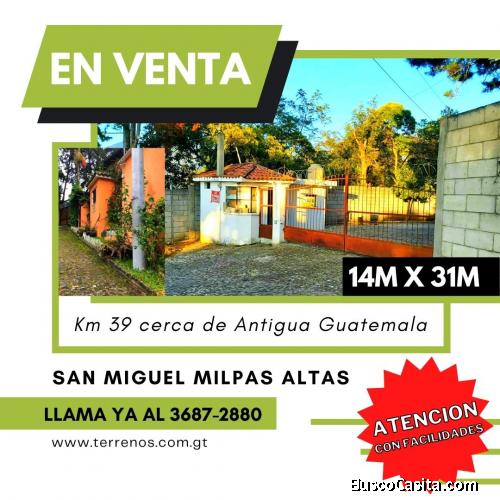 ATENCION!! Terreno en venta en San Miguel Milpas Altas