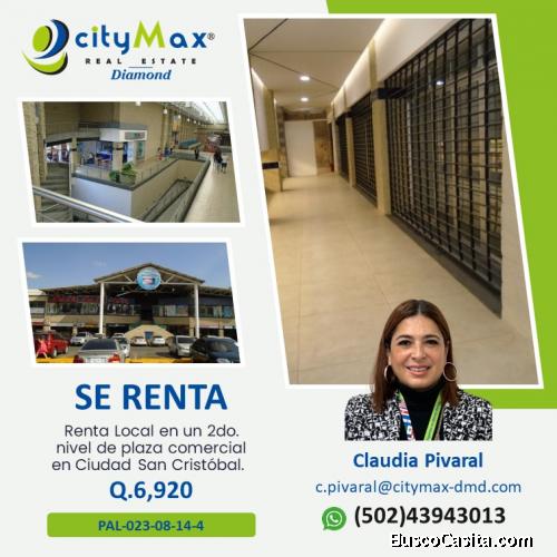 SE RENTA LOCAL COMERCIAL EN CIUDAD SAN CRISTOBAL