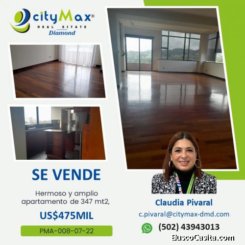 SE VENDE APARTAMENTO EN VISTA HERMOSA I ZONA 15