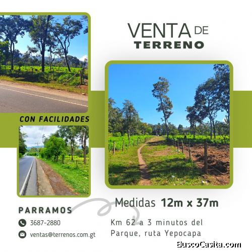 Terreno en venta en Parramos, negociable!!