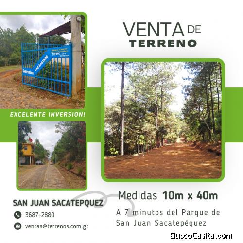 Terreno en venta en San Juan Sacatepéquez, negociable!!