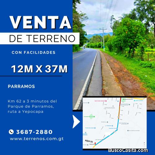 Terreno en venta en Parramos