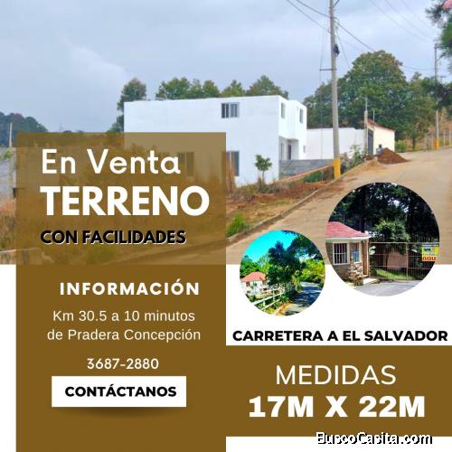 Lote en venta en Carretera a El Salvador