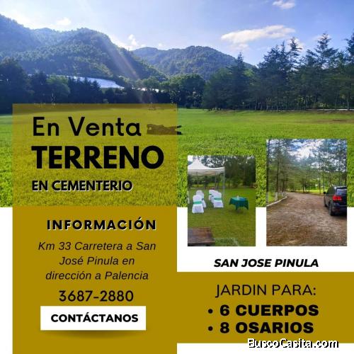 Buscas comprar un terreno en Cementerio en San José Pinula? Llámanos