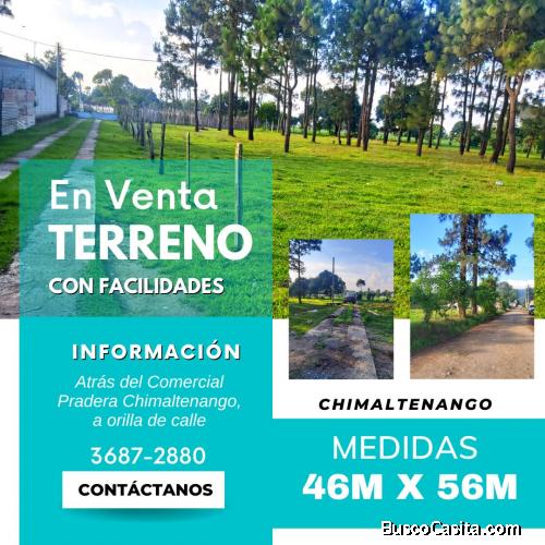 Lote amplio en venta en Chimaltenango