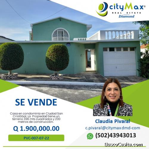SE VENDE CASA EN CIUDAD SAN CRISTOBAL