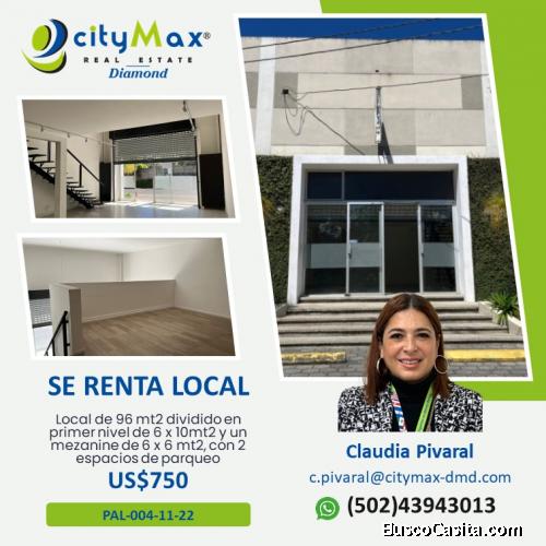 SE RENTA LOCAL COMERCIAL EN CARRETERA EL SALVADOR